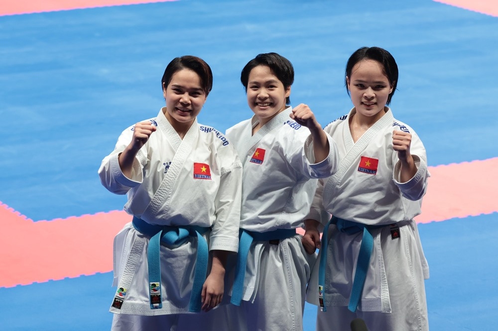 Karate martial artists take gold, third gold for Vietnam at ASIAD Hangzhou